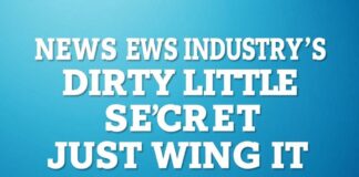 The News Industry’s Dirty Little Secret: We’re All Just Making It Up as We Go The News Industry's Dirty Little Secret: We're All Just Winging It